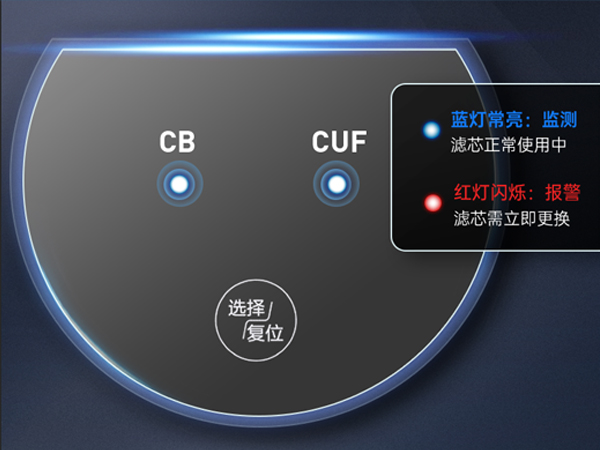 Filter cartridge life reminder