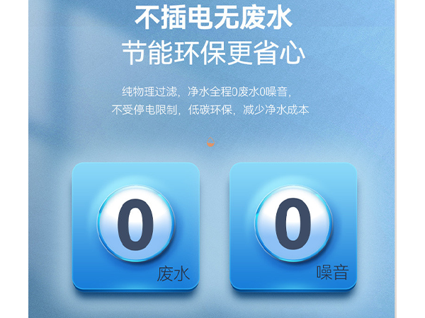 Not plugged in, no waste water / Energy saving and environmental protection