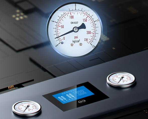 配備高靈敏水壓表 24H監(jiān)測實(shí)時(shí)水壓